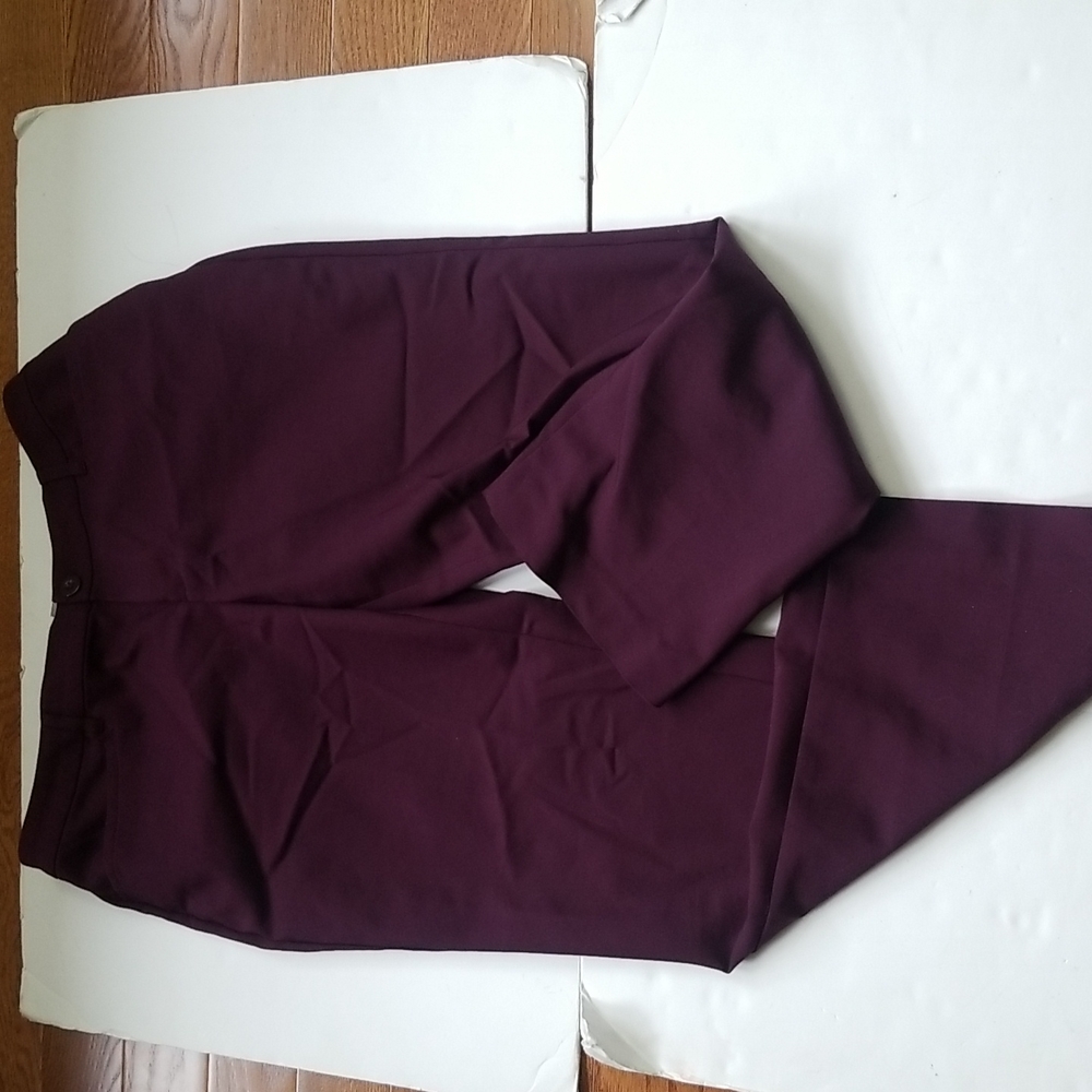 Christopher banks Petite Dark purple Size 12 Dressed Pants